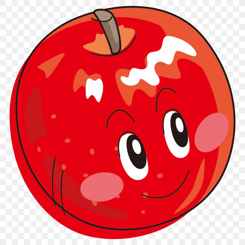 Apple Cartoon, PNG, 1280x1280px, Cartoon, Apple, Food, Fruit, Jack O Lantern Download Free