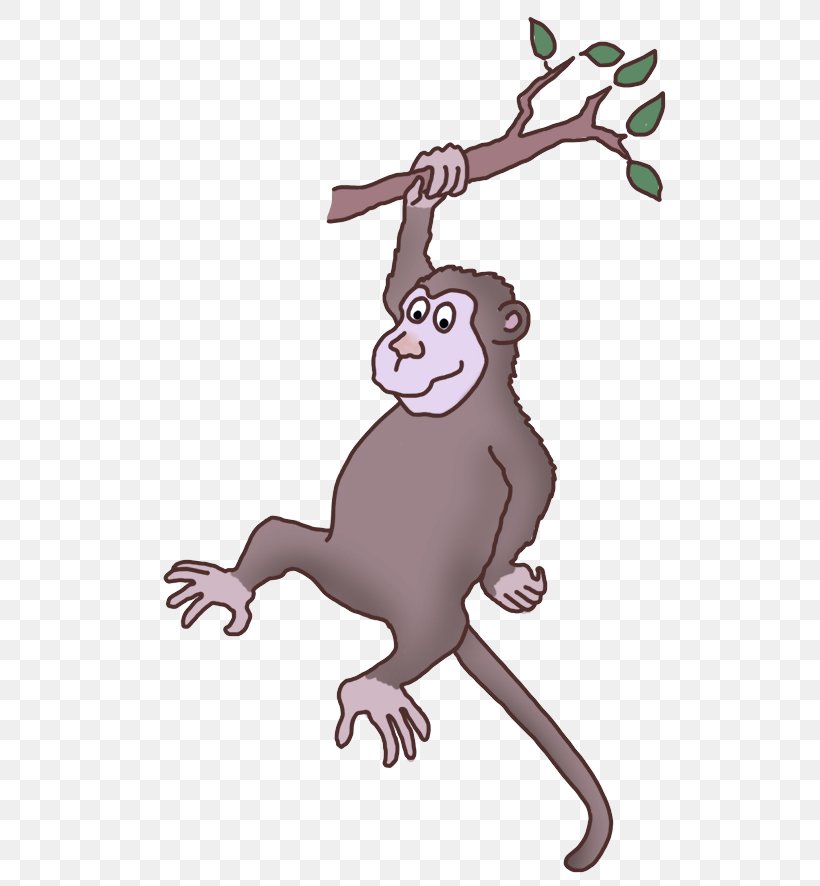 Cartoon Branch Tail Old World Monkey, PNG, 626x886px, Cartoon, Branch, Old World Monkey, Tail Download Free