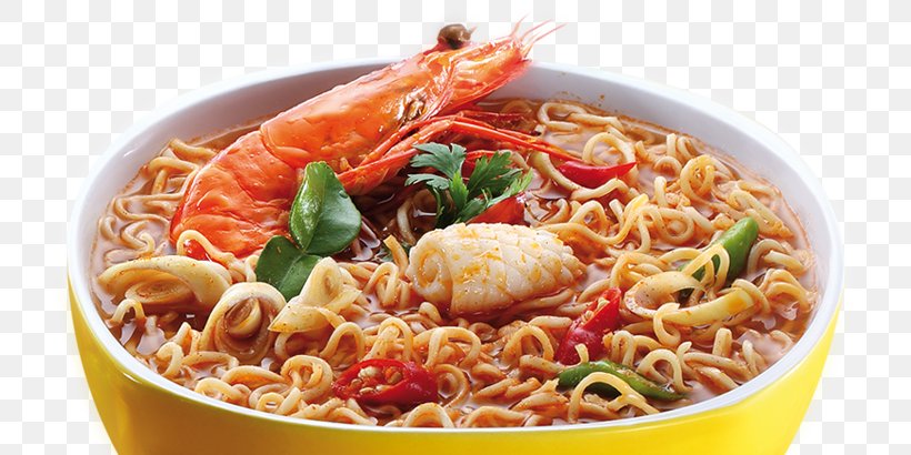 Laksa Mi Rebus Lo Mein Hokkien Mee Chow Mein, PNG, 730x410px, Laksa, Asian Food, Batchoy, Capellini, Chinese Food Download Free