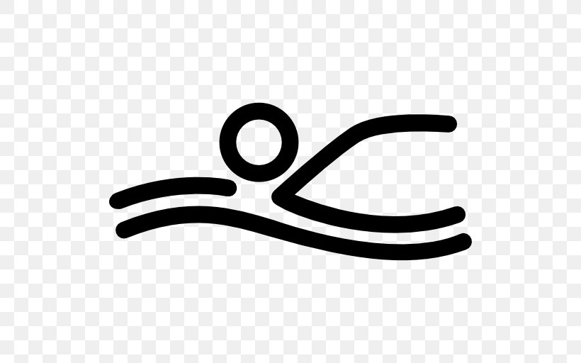 Swimming Sport Clip Art, PNG, 512x512px, Swimming, Black And White, Brand, Computer Software, Logo Download Free