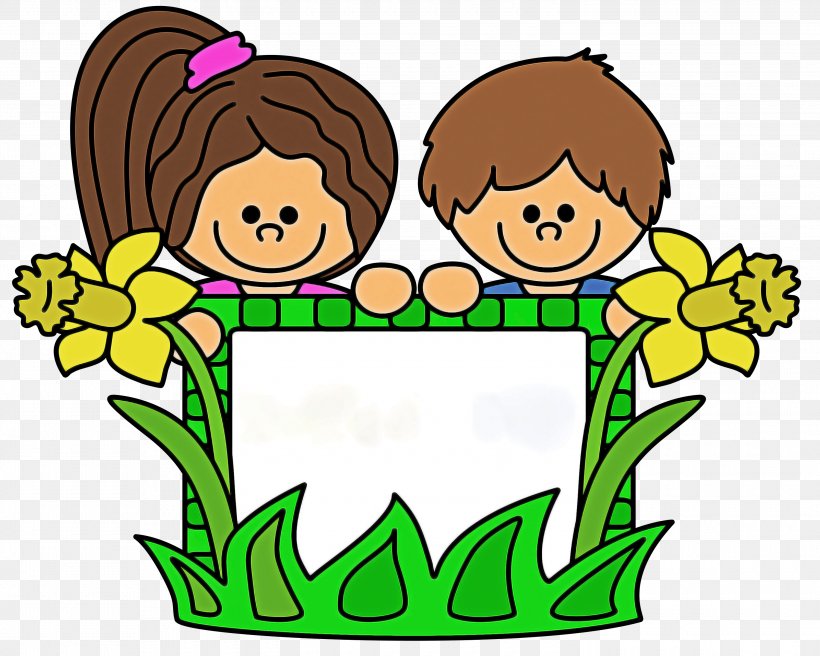 Green Cartoon Grass Sharing Cheek, PNG, 3000x2400px, Green, Cartoon, Cheek, Grass, Happy Download Free