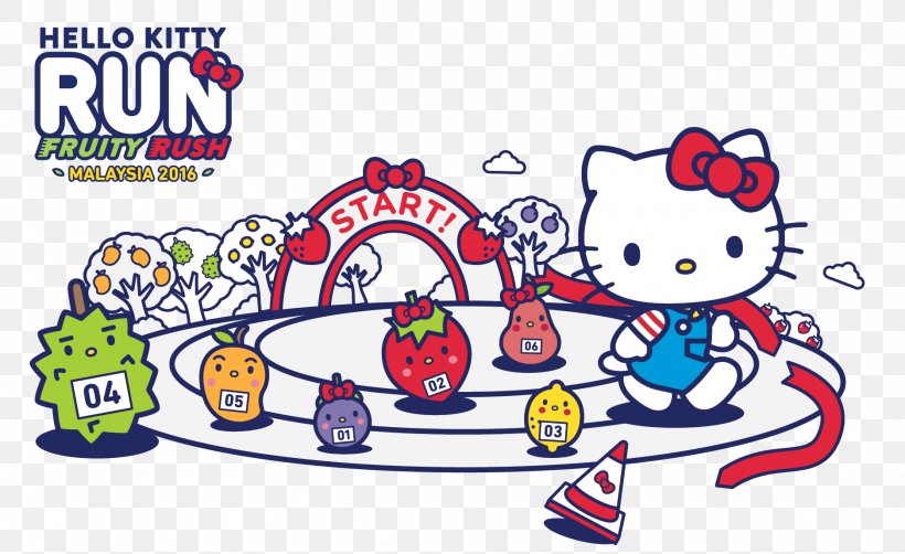 Hello Kitty Fruity Rush 12Fly.com.my Merchandising 0, PNG, 1875x1148px, 2016, 2017, Hello Kitty, Area, Art Download Free