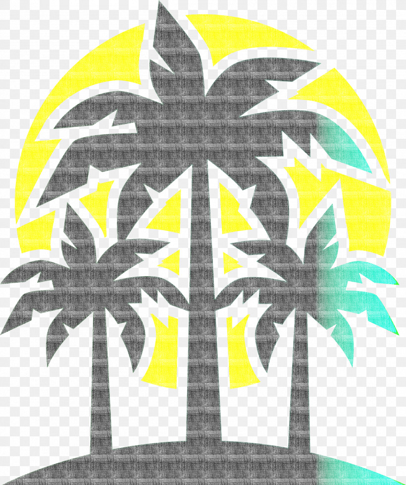 Palm Tree Beach Tropical, PNG, 2513x3000px, Palm Tree, Beach, Cartoon, Drawing, Leaf Download Free