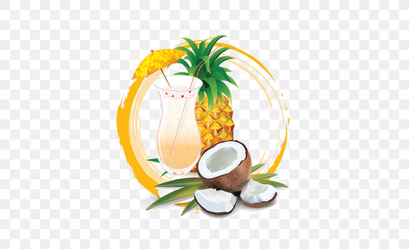 Pineapple, PNG, 500x500px, Pineapple, Ananas, Cocktail Garnish, Drink, Food Download Free