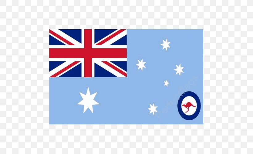 Flag Of Australia Royal Australian Air Force Ensign Melbourne, PNG, 500x500px, Flag Of Australia, Area, Aussie, Australia, Australia Party Download Free