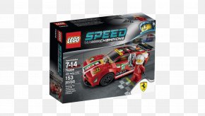 Movable Decoration - Lego Speed Champions Lego Minifigure Toy Ferrari 458 Italia GT2 PNG