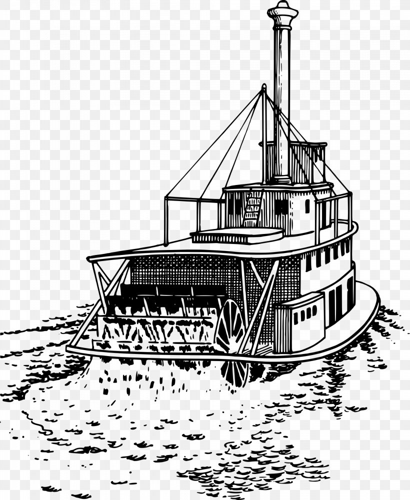 Steamboat Riverboat Paddle Steamer Ship, PNG, 1967x2400px, Steamboat, Black And White, Boat, Boating, Coloring Book Download Free