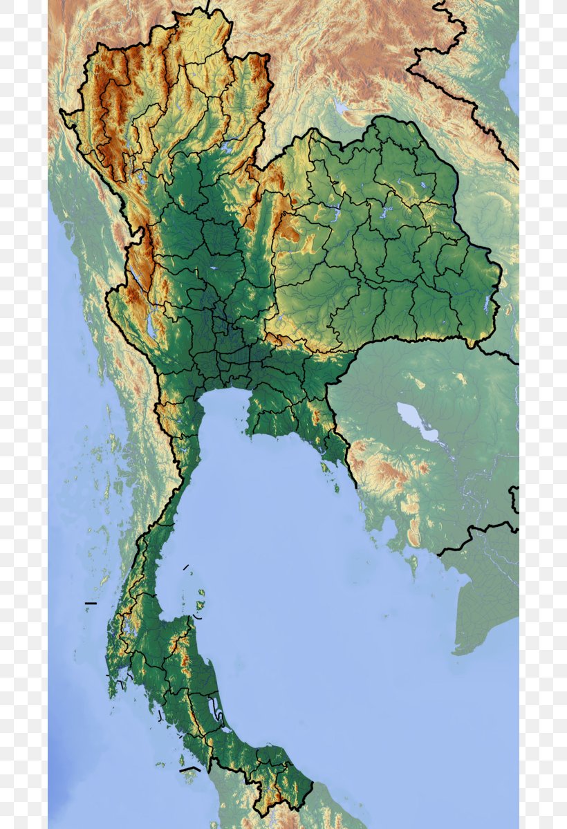 Sirinat National Park Laos Spirit Cave, Thailand Map Terrain Cartography, PNG, 682x1199px, Sirinat National Park, Asia, Atlas, Ecoregion, Geography Download Free