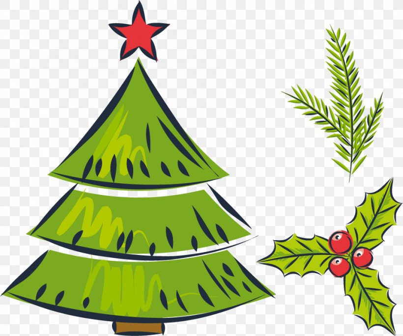 Christmas Tree Drawing Gift, PNG, 953x796px, Christmas, Artwork, Christmas Card, Christmas Decoration, Christmas Gift Download Free