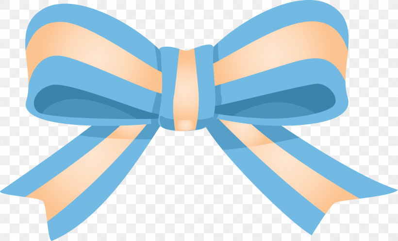 Decoration Ribbon Cute Ribbon, PNG, 3000x1818px, Decoration Ribbon, Azure, Blue, Bow Tie, Cute Ribbon Download Free