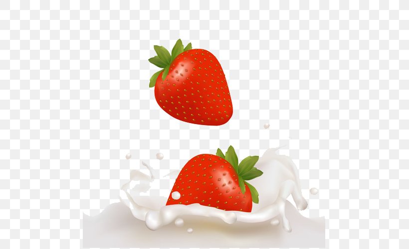 Milkshake Strawberry, PNG, 500x500px, Milkshake, Berry, Cream, Diet Food, Flavored Milk Download Free