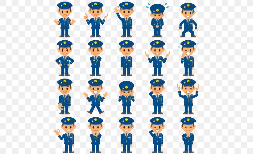 Police Officer No Royalty-free Illustration, PNG, 500x500px, Police Officer, Cartoon, Copyright, Gratis, Human Behavior Download Free