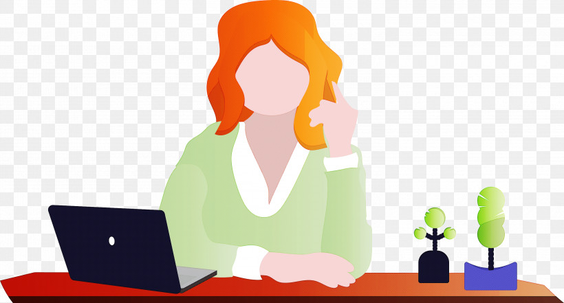 Teacher Woman Table, PNG, 3000x1614px, Teacher, Animation, Business, Cartoon, Sitting Download Free