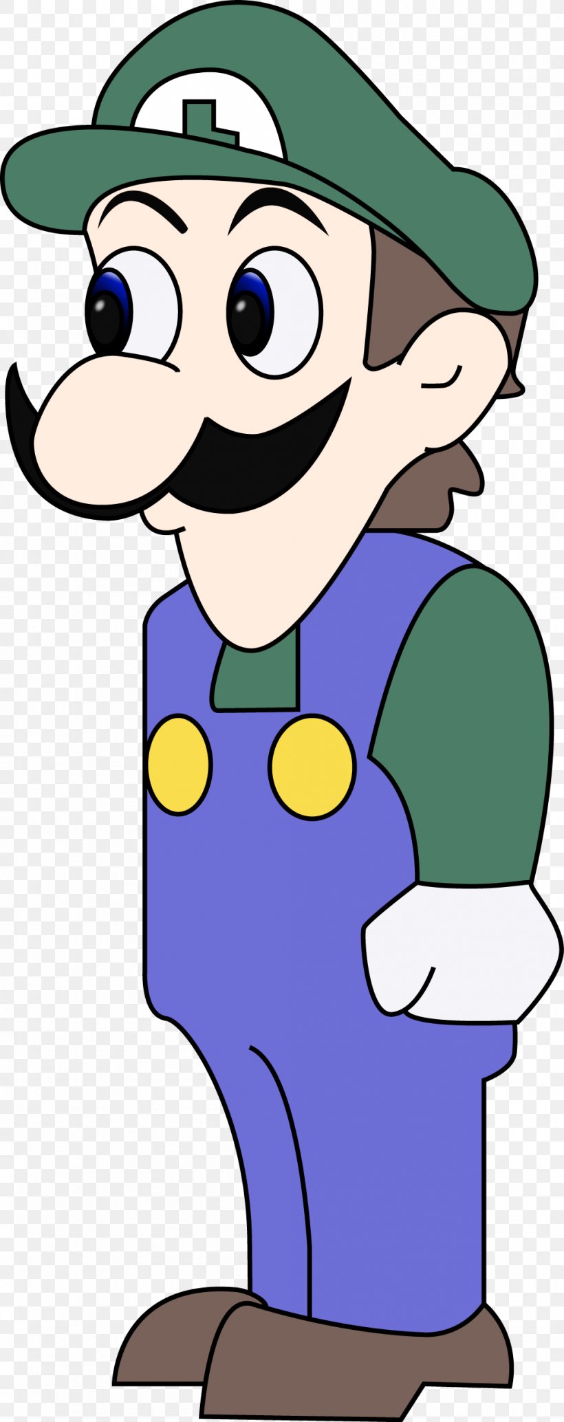 Luigi Video Games Super Mario Bros. Paper Mario, PNG, 998x2517px, Luigi, Animated Cartoon, Art, Cartoon, Fictional Character Download Free