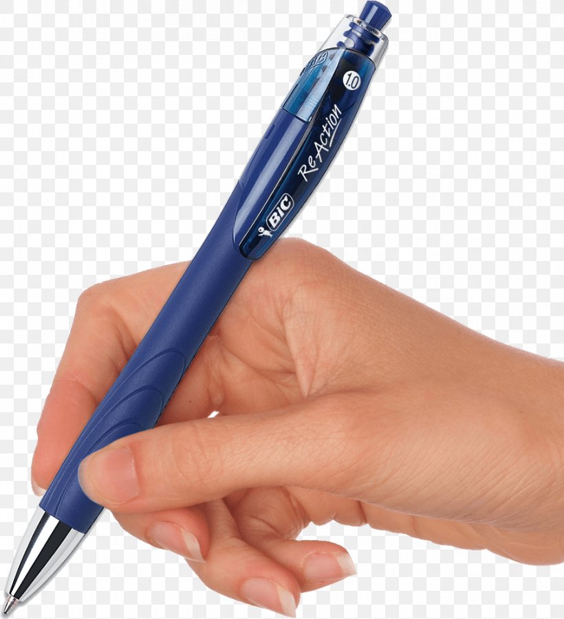 Pen Bic Handwriting, PNG, 907x997px, Pen, Ball Pen, Ballpoint Pen, Bic Cristal, Finger Download Free