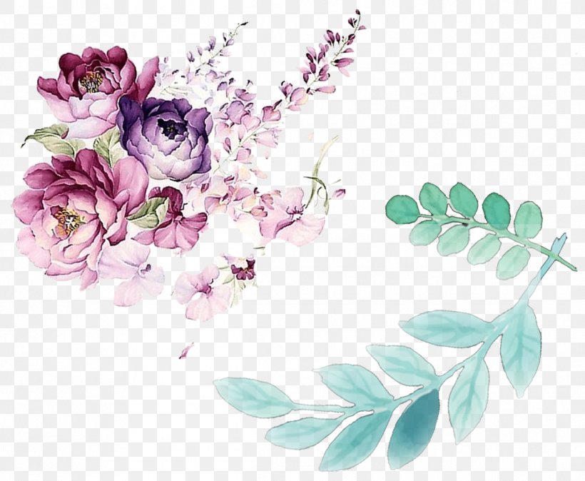 Floral Design Watercolor Painting Flower, PNG, 1198x985px, Watercolor Flowers, Art, Blossom, Branch, Color Download Free