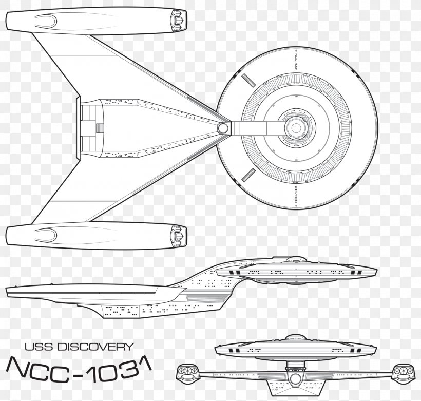 USS Discovery Star Trek Starship Enterprise Sketch, PNG, 1500x1429px, 3d Modeling, Uss Discovery, Area, Artwork, Auto Part Download Free