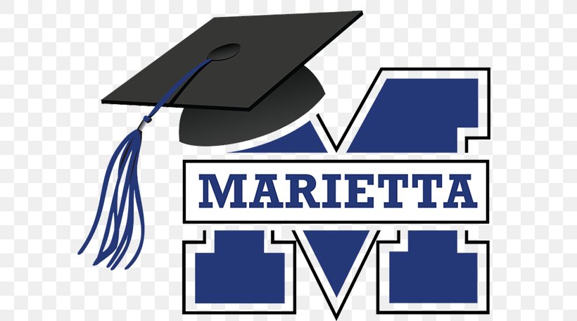 Marietta High School National Secondary School Middle School Robert S. Alexander High School, PNG, 600x456px, National Secondary School, Area, Artwork, Blue, Brand Download Free