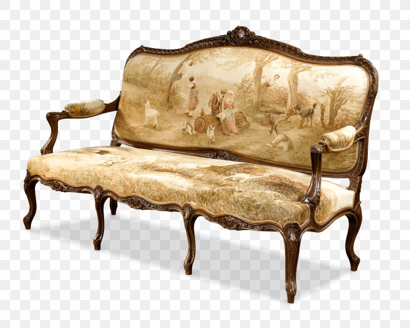 Antique Furniture Loveseat Chair Couch, PNG, 1750x1400px, Antique Furniture, Antique, Antique Shop, Art Deco, Aubusson Download Free