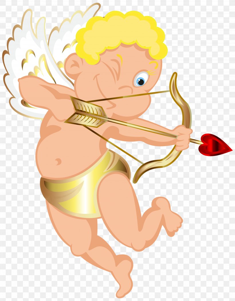 Cupid Clip Art, PNG, 4885x6261px, Watercolor, Cartoon, Flower, Frame, Heart Download Free