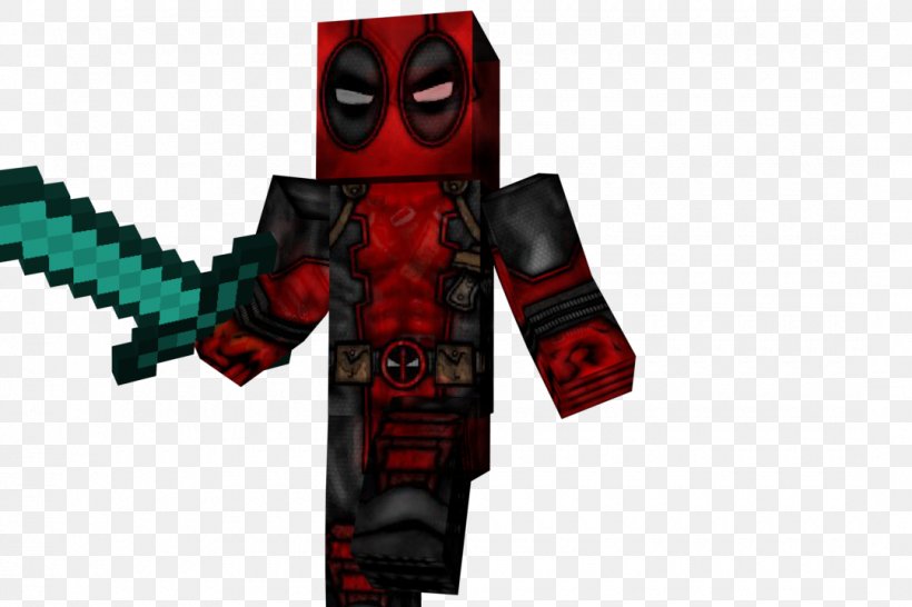 Deadpool Minecraft: Pocket Edition YouTube Film, PNG, 1080x720px, 3d Computer Graphics, 2016, Deadpool, Character, Cinema 4d Download Free