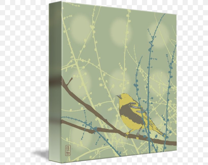 Gallery Wrap Bird Canvas Twig Fauna, PNG, 589x650px, Gallery Wrap, Art, Bird, Branch, Canvas Download Free