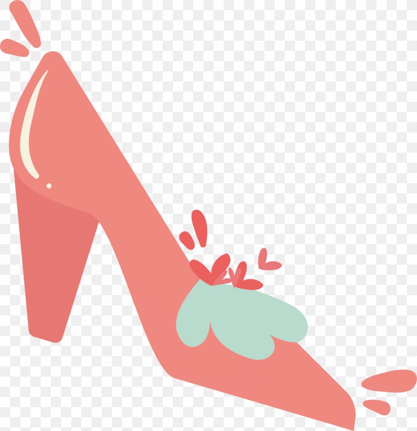 High-heeled Footwear Shoe Euclidean Vector, PNG, 1482x1531px, Highheeled Footwear, Designer, Pink, Red, Shoe Download Free