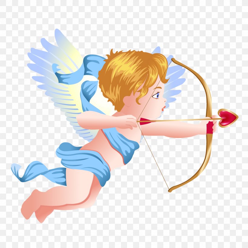 Cupids Bow Angel Love Clip Art, PNG, 1275x1275px, Watercolor, Cartoon, Flower, Frame, Heart Download Free
