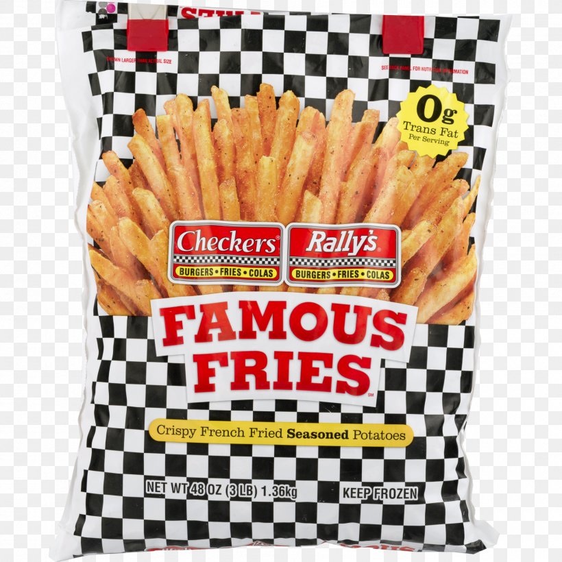 French Fries Checkers And Rally's Fried Chicken Hamburger Frying, PNG, 1800x1800px, French Fries, Crispiness, Cuisine, Flavor, Food Download Free