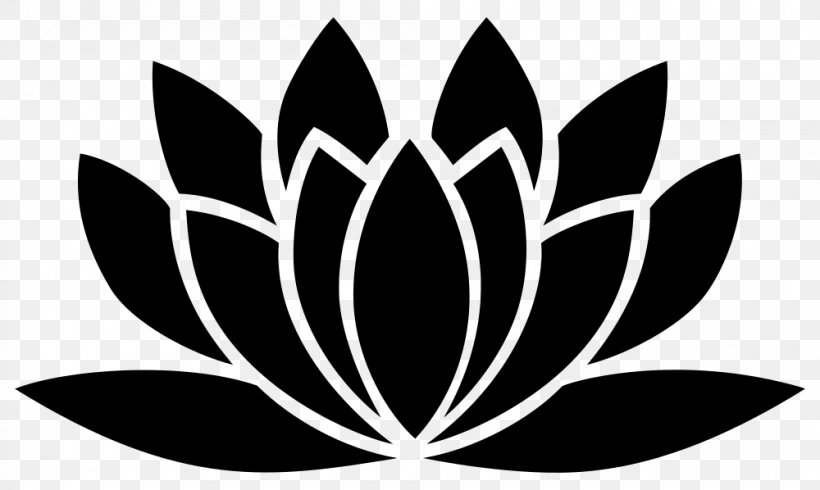 Stencil Drawing Nelumbo Nucifera Clip Art, PNG, 1000x598px, Stencil, Black And White, Drawing, Egyptian Lotus, Flora Download Free