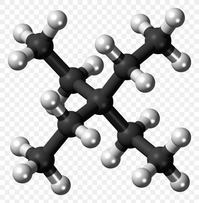 Tetraethylmethane 2,3-Dimethylhexane 2,5-Dimethylhexane 2,3-Dimethylbutane Alkane, PNG, 1966x2000px, Tetraethylmethane, Alkane, Ballandstick Model, Black And White, Body Jewelry Download Free