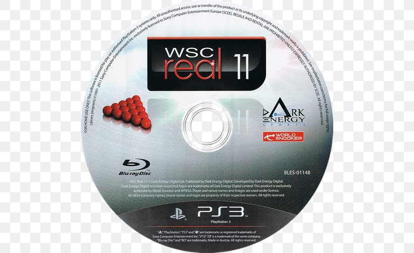 WSC Real 11: World Snooker Championship WSC Real 08: World Snooker Championship Xbox 360 PlayStation 3 Dark Energy Digital, PNG, 500x500px, Xbox 360, Brand, Compact Disc, Data Storage Device, Dvd Download Free