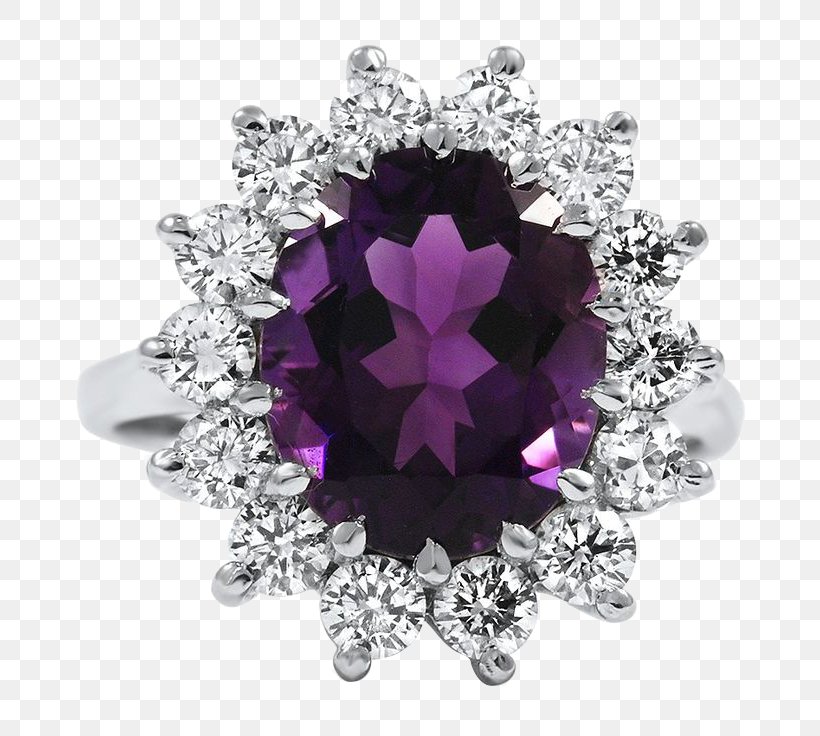 Diamond Engagement Ring Amethyst Pendant, PNG, 736x736px, Diamond, Amethyst, Blue Diamond, Brilliant, Brooch Download Free