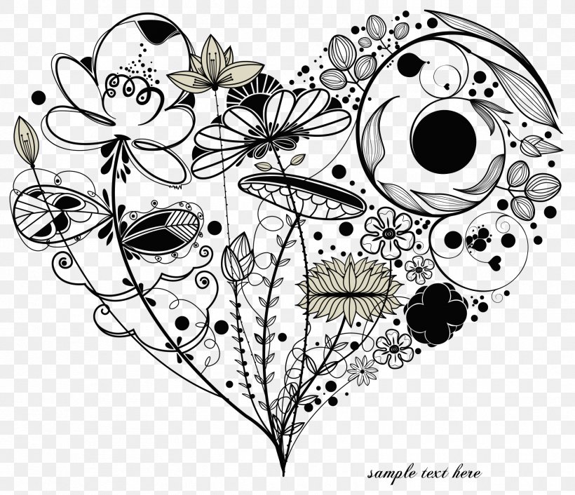 Heart Love Romance Drawing, PNG, 1811x1560px, Watercolor, Cartoon, Flower, Frame, Heart Download Free