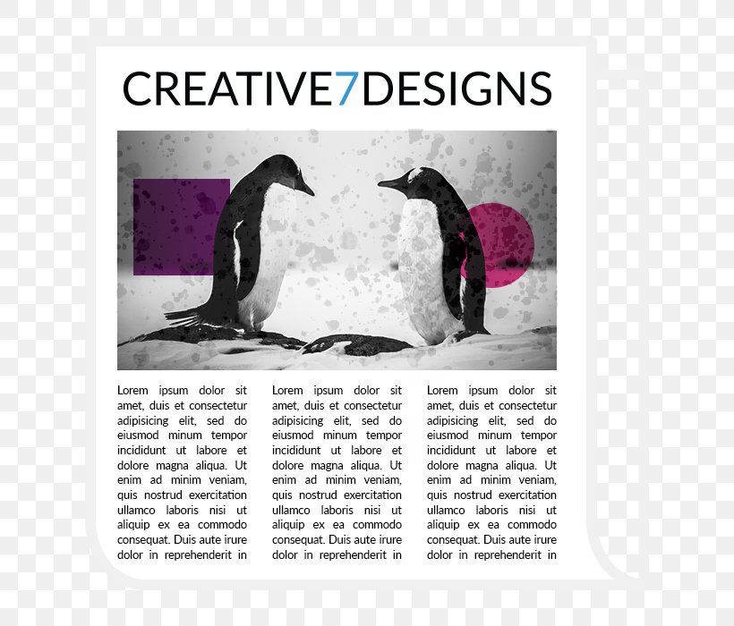 News Design Graphic Design Creative Newspaper Design Advertising, PNG, 700x700px, News Design, Advertising, Brochure, Creativity, Flightless Bird Download Free