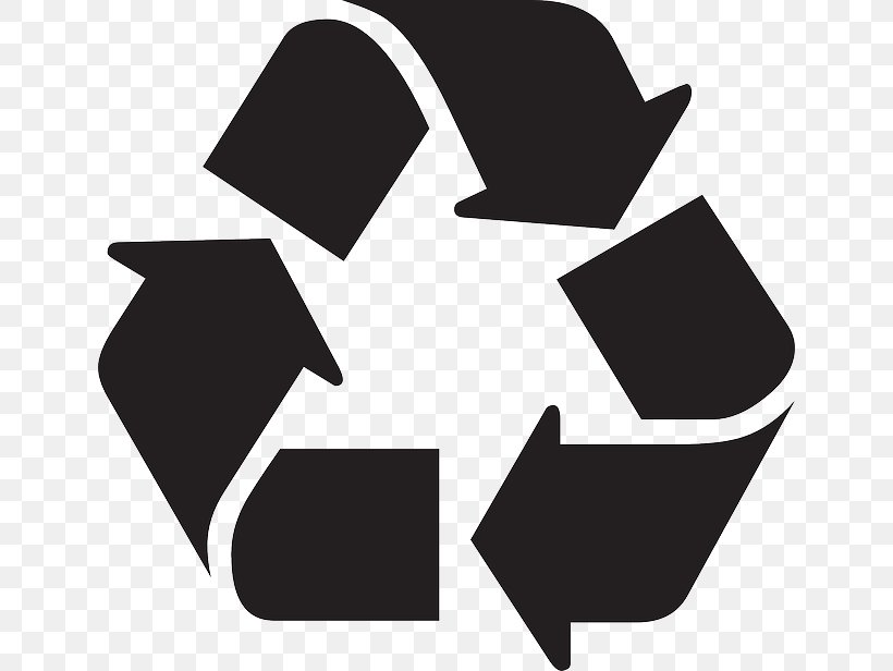 Recycling Symbol Vector Graphics Recycling Bin Paper, PNG, 640x616px, Recycling Symbol, Black, Black And White, Green Dot, Logo Download Free