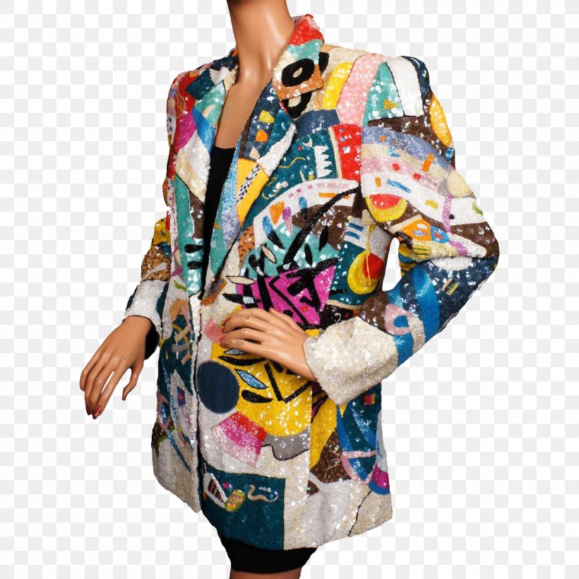 Sleeve 1980s Jacket Pop Art Clothing, PNG, 1000x1000px, Sleeve, Art, Art Pop, Blazer, Blouse Download Free