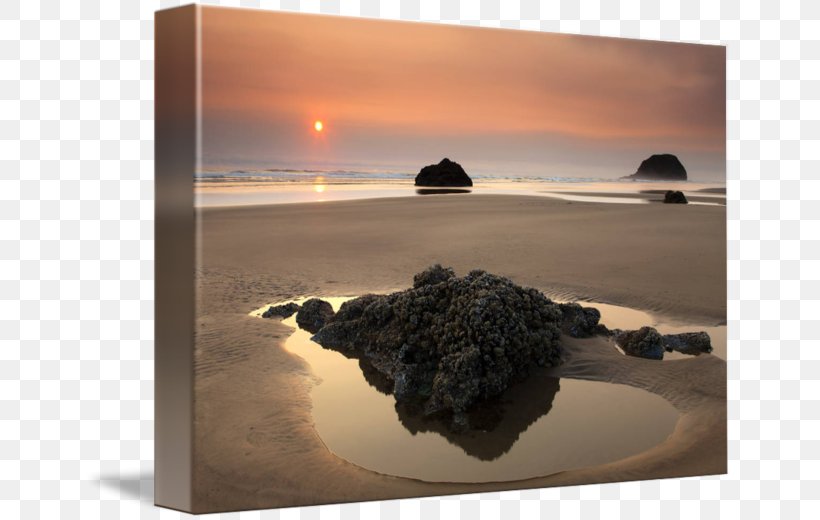 Canvas Print Printing Oregon Sunset, PNG, 650x520px, Canvas Print, Calm, Canvas, Computer, Heat Download Free