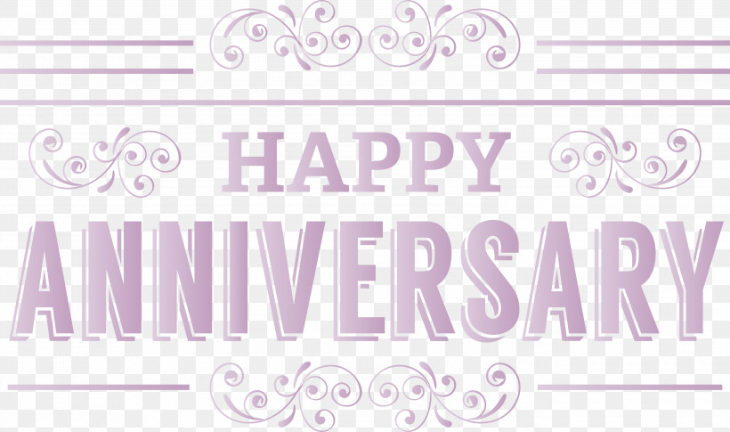 Happy Anniversary, PNG, 3000x1778px, Happy Anniversary, Area, Line, Logo, M Download Free