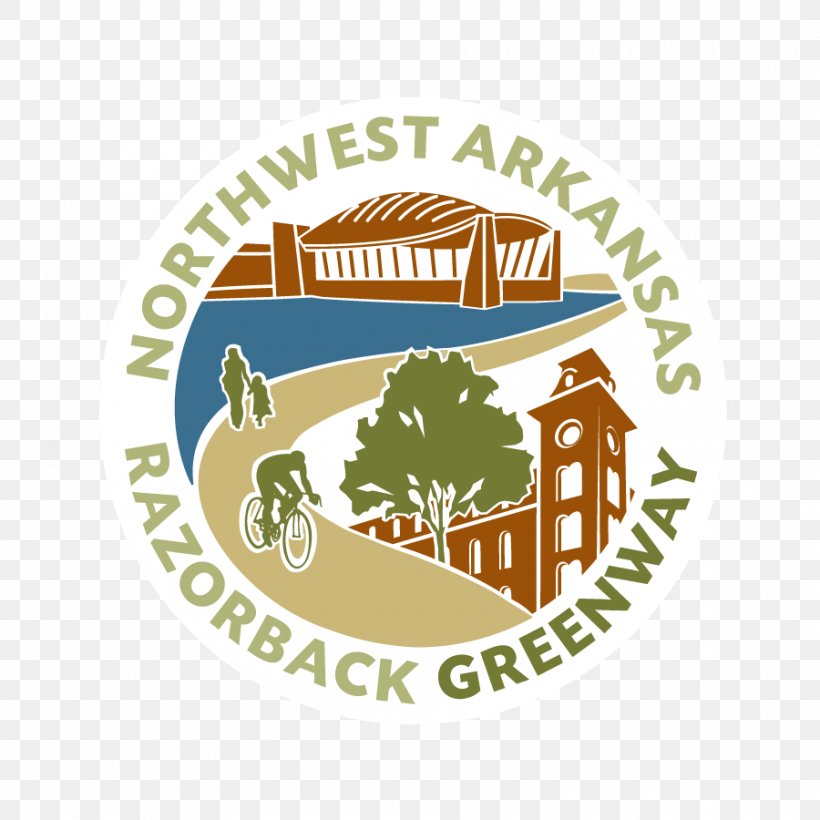Razorback Regional Greenway Trail Razorback Greenway Label, PNG, 900x900px, Trail, Arkansas, Arkansas Razorbacks, Bentonville, Bicycle Download Free