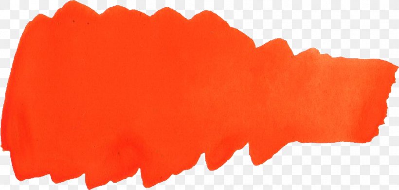 Watercolor Painting Brush, PNG, 929x443px, Watercolor Painting, Brush, Orange, Painting, Red Download Free