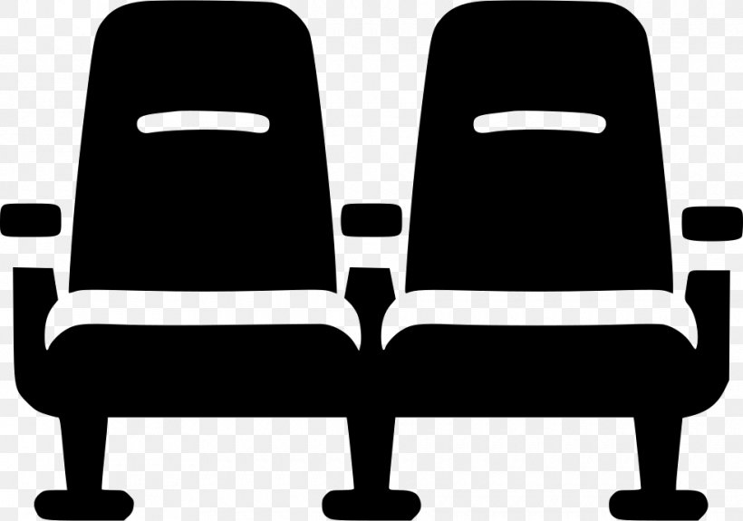 Chair Seat Cinema, PNG, 980x688px, Chair, Baby Toddler Car Seats, Black And White, Car Seat Cover, Cinema Download Free