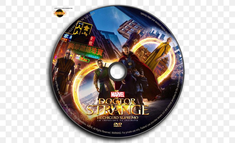 Doctor Strange DVD Blu-ray Disc Film Zavvi, PNG, 500x500px, 2016, 2017, Doctor Strange, Bluray Disc, Compact Disc Download Free