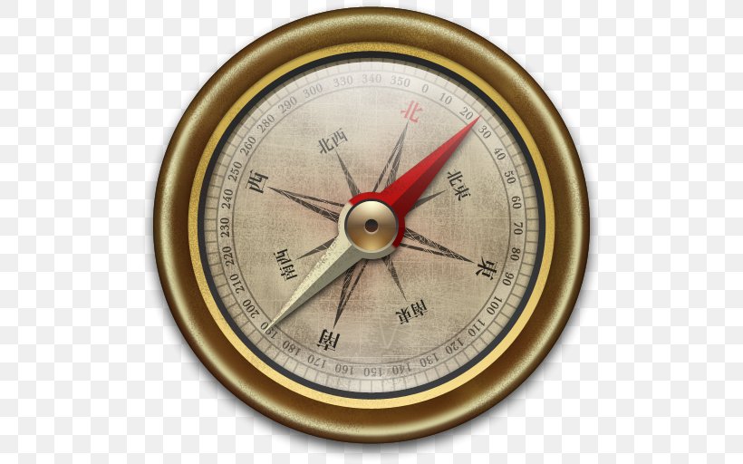 Measuring Instrument Tool Hardware Wall Clock, PNG, 512x512px, North, Cardinal Direction, Compass, Hardware, Measuring Instrument Download Free