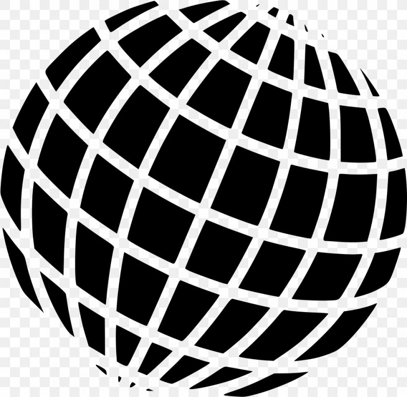 Globe Vector Graphics Stock Photography Royalty-free Illustration, PNG, 981x958px, Globe, Ball, Blackandwhite, Grid, Logo Download Free