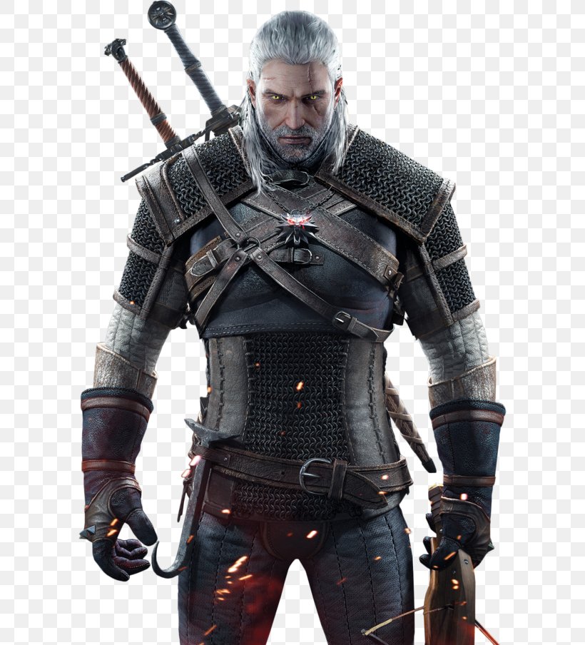 Andrzej Sapkowski The Witcher 3: Wild Hunt The Witcher 2: Assassins Of Kings Geralt Of Rivia, PNG, 600x904px, Andrzej Sapkowski, Action Figure, Armour, Breastplate, Cd Projekt Download Free