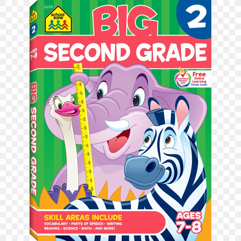 Big Second Grade Workbook Big Preschool Workbook School Zone, PNG, 2048x2048px, Big Preschool Workbook, Book, Education, Elementary School, Games Download Free