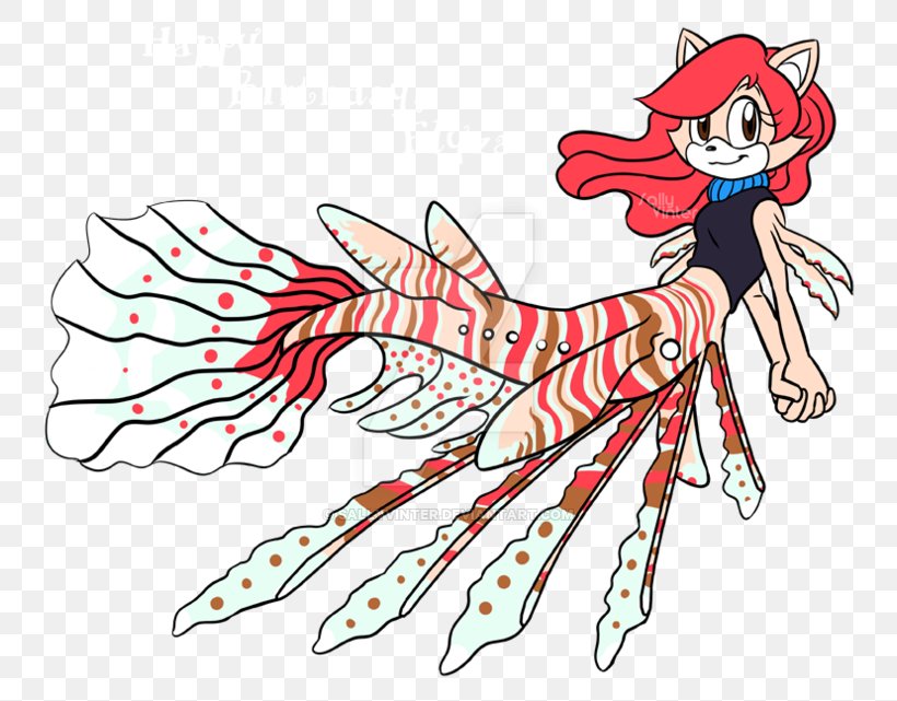 Lionfish Drawing DeviantArt Mermaid, PNG, 800x641px, Lionfish, Art, Artist, Artwork, Barbie Mermaidia Download Free