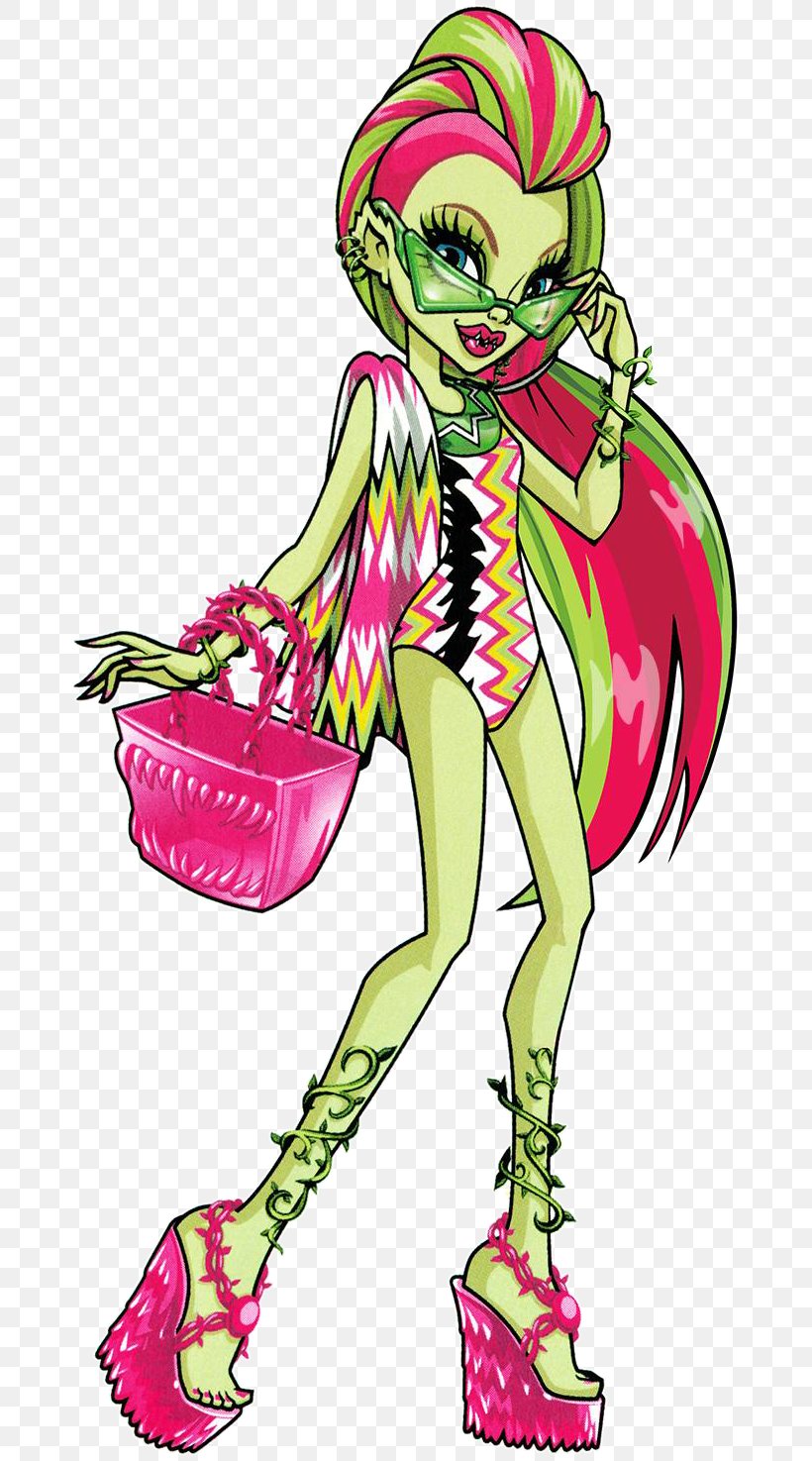 Monster High Frankie Stein Doll Frankenstein's Monster Barbie, PNG, 675x1475px, Watercolor, Cartoon, Flower, Frame, Heart Download Free