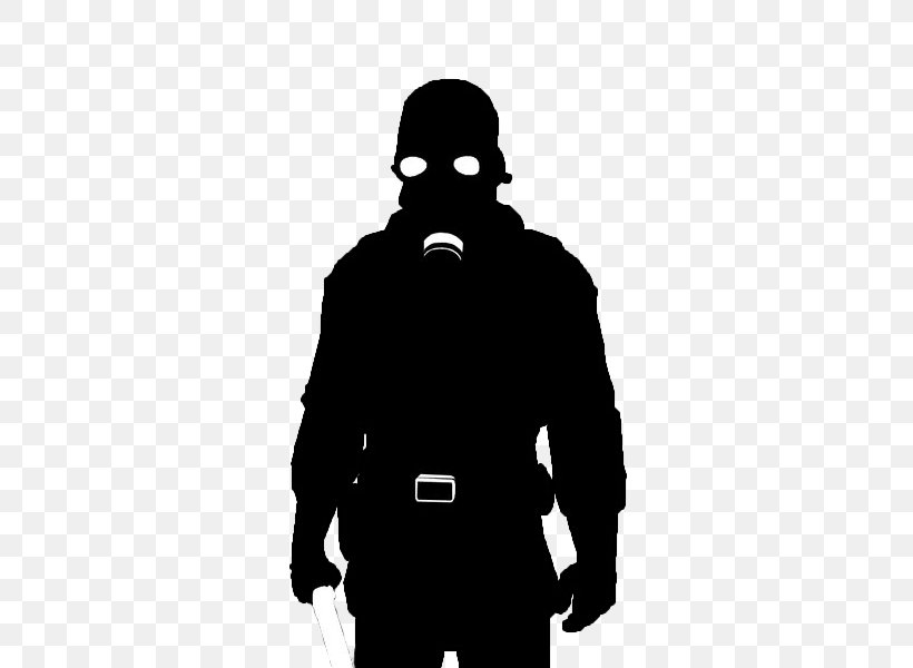 Silhouette .de Police, PNG, 600x600px, Silhouette, Black, Black And White, Character, Facial Hair Download Free